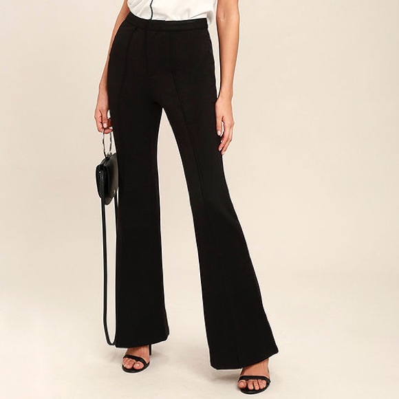 Target Pants - Target Black Flare Wide Leg Slack/ Dress Pants